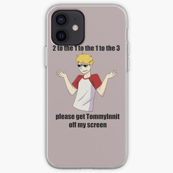 2 to the 1 to the 1 to the 3 please get tommyinnit off my screen iPhone Soft Case RB2805 product Offical TommyInnit Merch