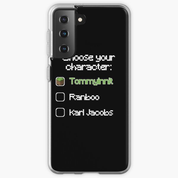 Choose your character - Tommyinnit (2) Samsung Galaxy Soft Case RB2805 product Offical TommyInnit Merch