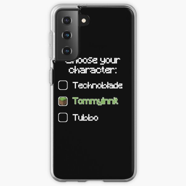 Choose your character - Tommyinnit Samsung Galaxy Soft Case RB2805 product Offical TommyInnit Merch
