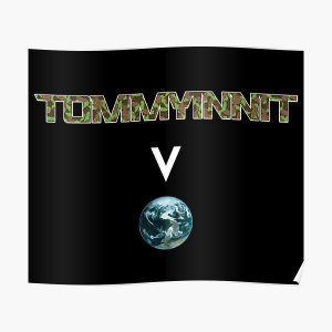 Tommyinnit above the world - Minecraft Poster RB2805 product Offical TommyInnit Merch