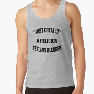 Just Created a Religion Feeling Blessed | Tommyinnit V2 Tank Top RB2805 product Offical TommyInnit Merch