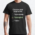 Choose your character - Tommyinnit Classic T-Shirt RB2805 product Offical TommyInnit Merch