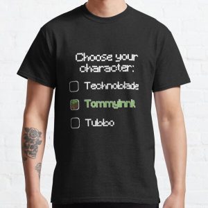 Choose your character - Tommyinnit Classic T-Shirt RB2805 product Offical TommyInnit Merch
