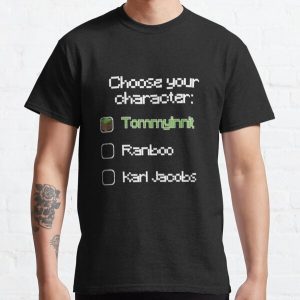 Choose your character - Tommyinnit (2) Classic T-Shirt RB2805 product Offical TommyInnit Merch