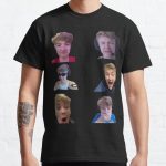 Tommyinnit Faces Dream Team Classic T-Shirt RB2805 product Offical TommyInnit Merch