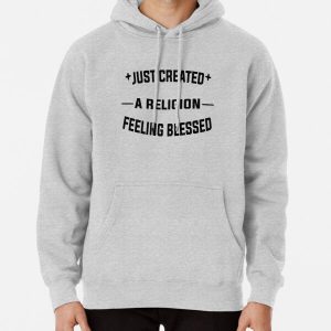 Just Created a Religion Feeling Blessed | Tommyinnit V2 Pullover Hoodie RB2805 product Offical TommyInnit Merch