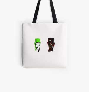 Gamming Tommyinnit dream and BadBoyHalo,TommyOutit fuuny All Over Print Tote Bag RB2805 product Offical TommyInnit Merch