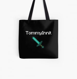 TommyInnit - White All Over Print Tote Bag RB2805 product Offical TommyInnit Merch
