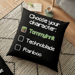Choose your character - Tommyinnit (3) Floor Pillow RB2805 product Offical TommyInnit Merch