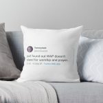 tommyinnit WAP tweet Throw Pillow RB2805 product Offical TommyInnit Merch