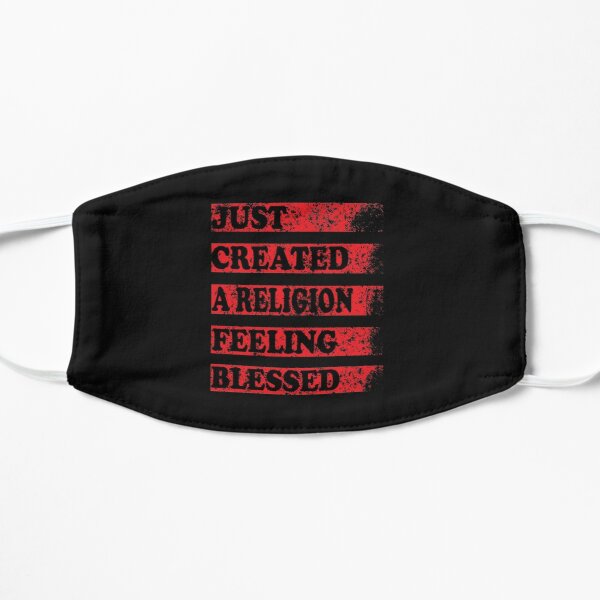 Just Created a Religion Feeling Blessed | Tommyinnit V3 Flat Mask RB2805 product Offical TommyInnit Merch
