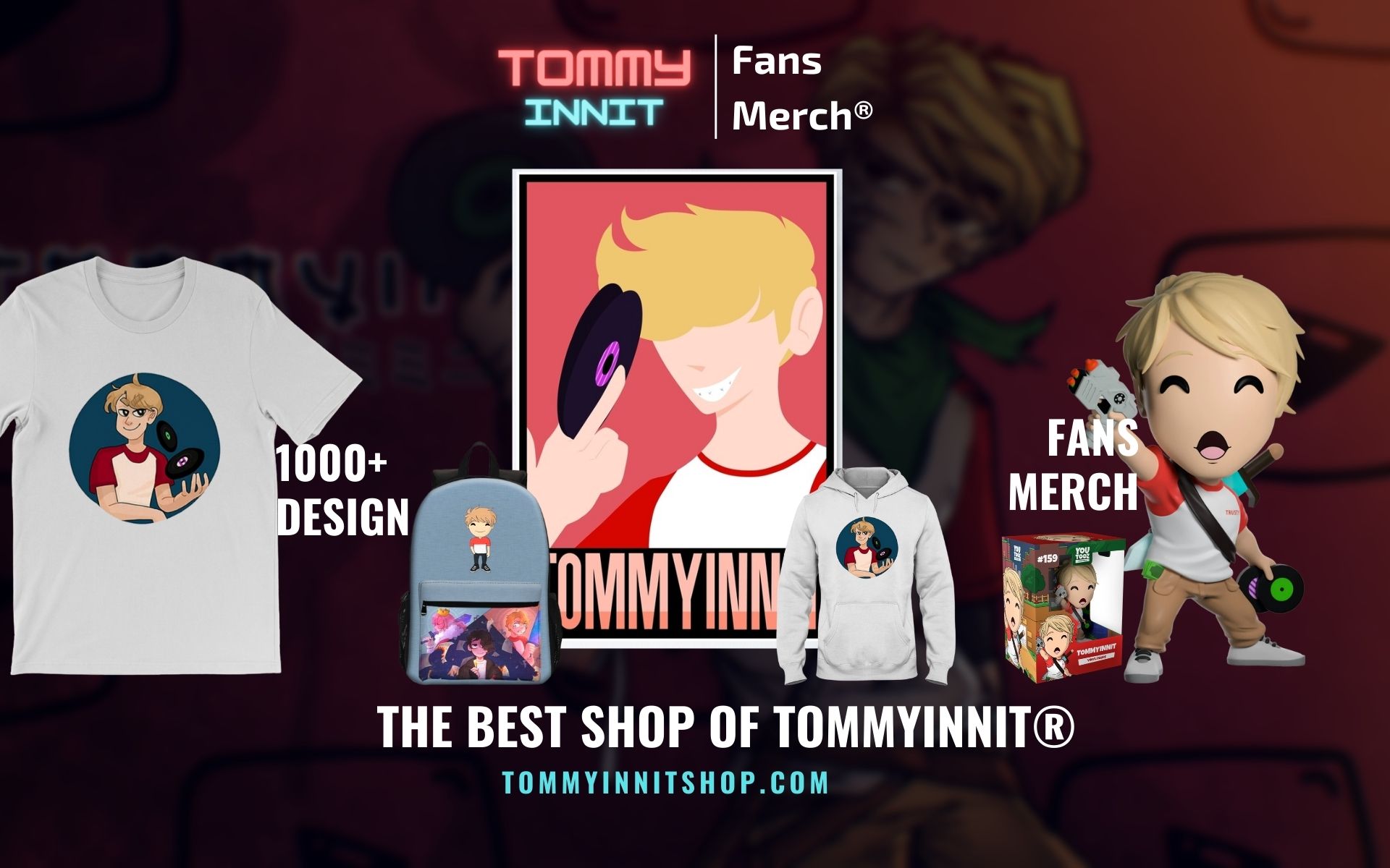 TommyInnit Merch Web Banner - TommyInnit Shop