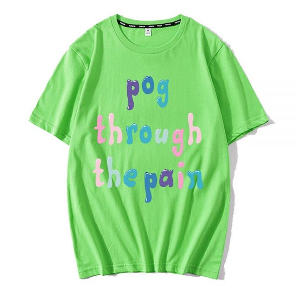2022 Hot Sale Anime Summer T shirts Tommyinnit Pog Through The Pain Printed O neck High 3 - TommyInnit Shop