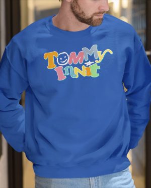 TommyInnit Sweatshirts - Tommyinnit Blue Merch Pullover Sweatshirt