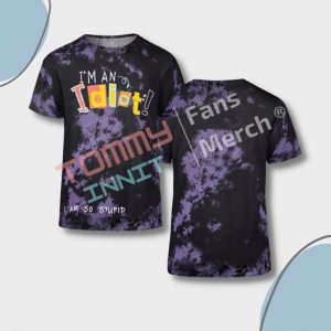 Im An Idiot Tye Dye Printed Classic T Shirt - TommyInnit Shop
