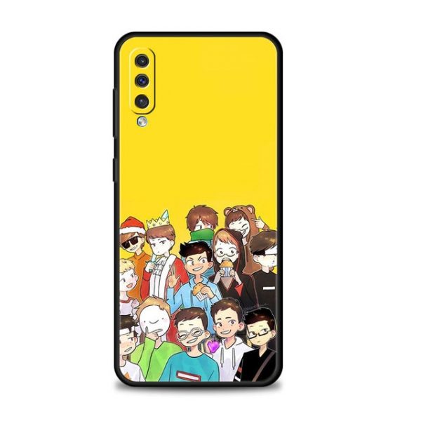 tommyinnit-cases-tommyinnit-eating-party-samsung-galaxy-soft-case